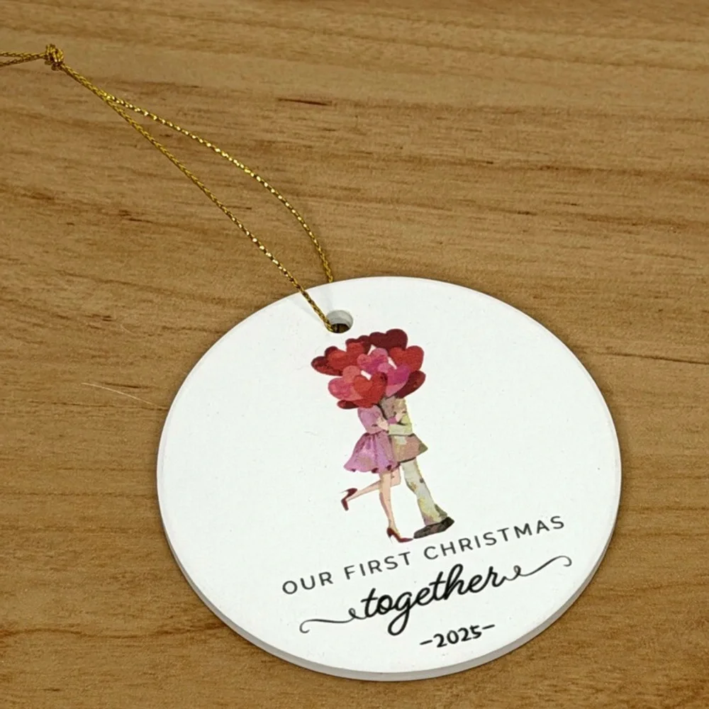 OUTDATED Our First Christmas Ceramic Ornament 2025